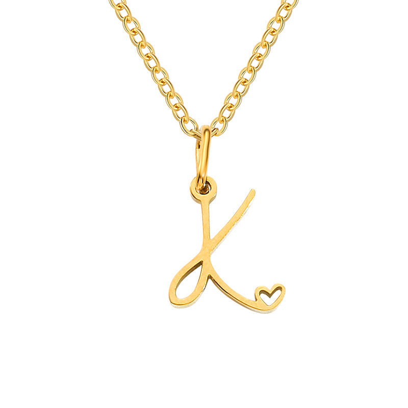 Sienna Initial Letter Necklace
