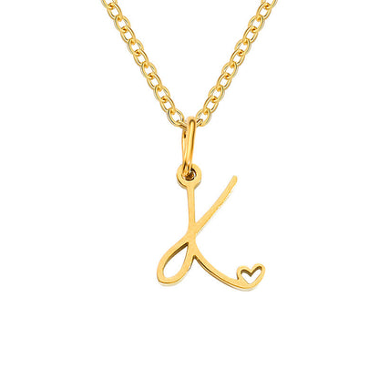 Sienna Initial Letter Necklace