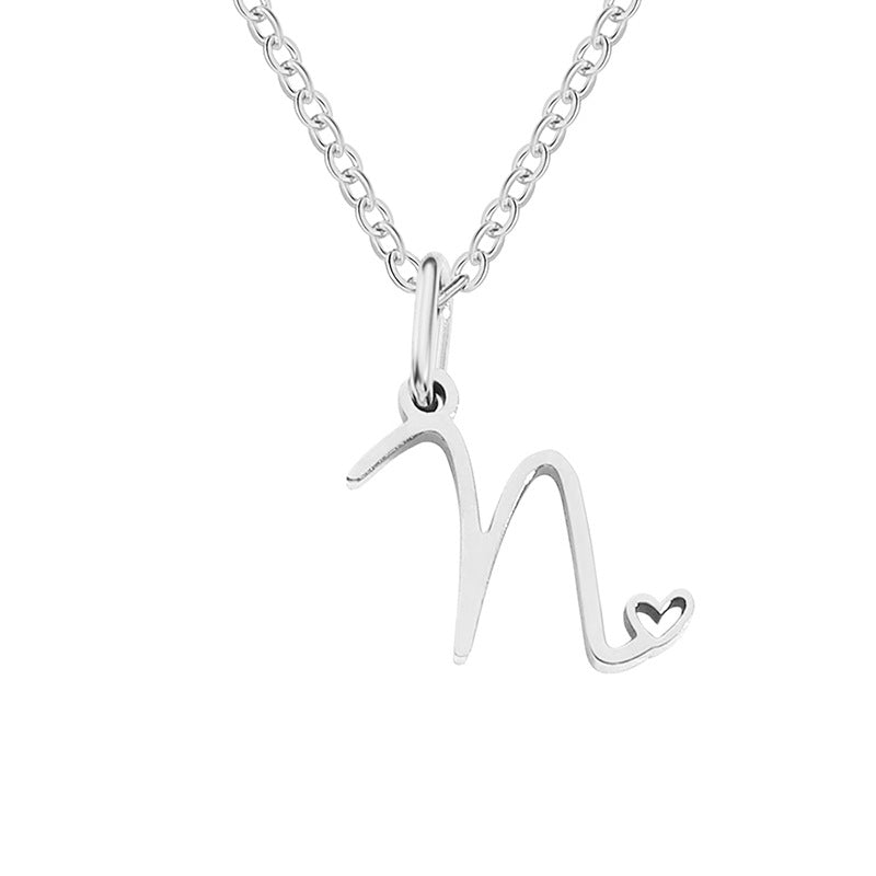 Sienna Initial Letter Necklace
