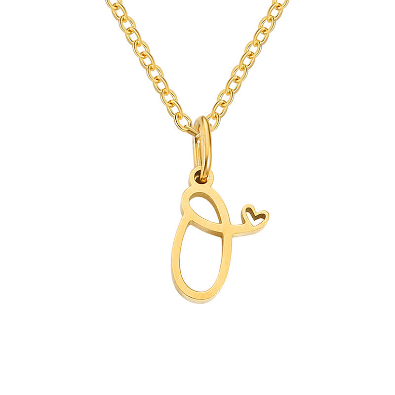 Sienna Initial Letter Necklace