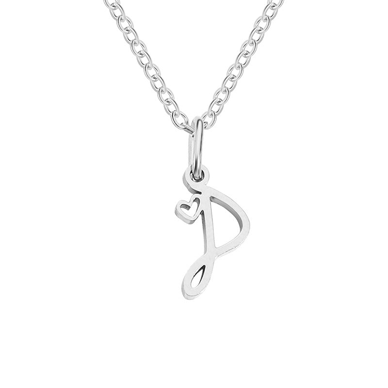 Sienna Initial Letter Necklace