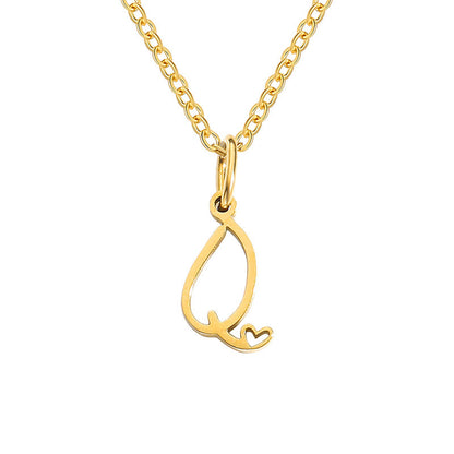 Sienna Initial Letter Necklace