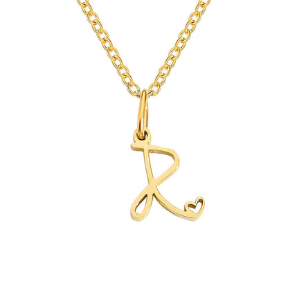 Sienna Initial Letter Necklace