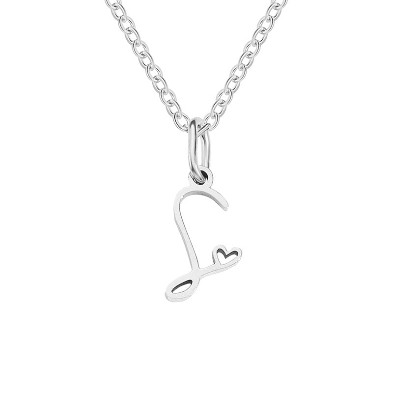 Sienna Initial Letter Necklace