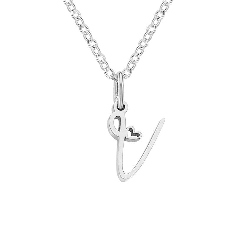 Sienna Initial Letter Necklace
