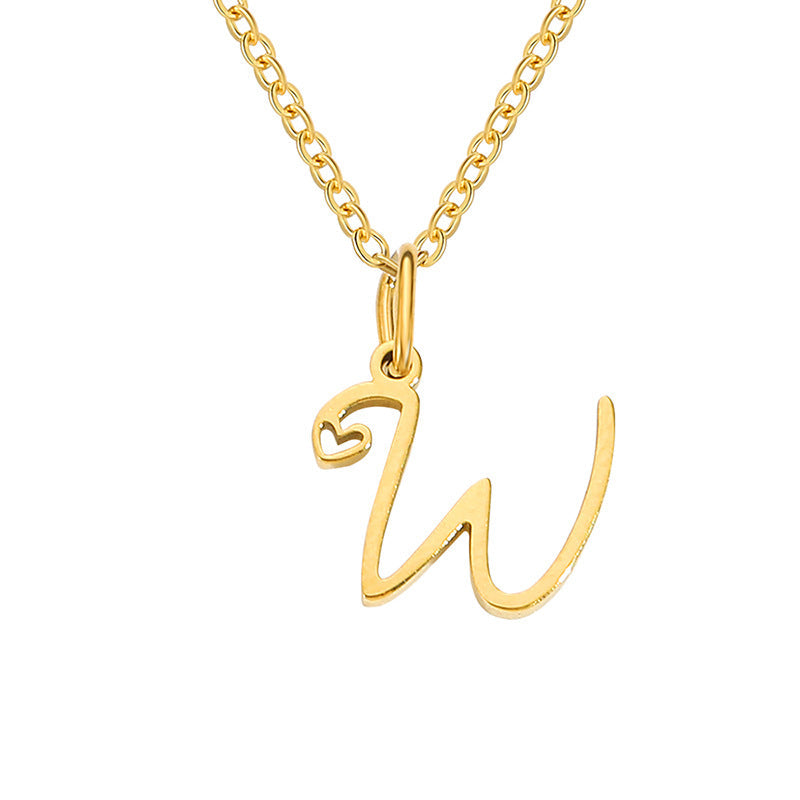 Sienna Initial Letter Necklace