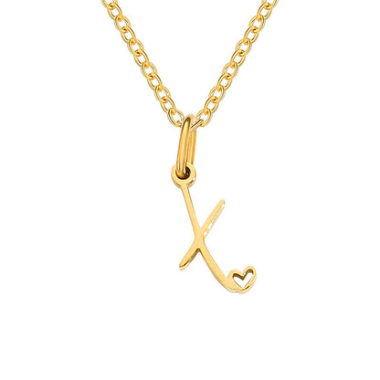 Sienna Initial Letter Necklace