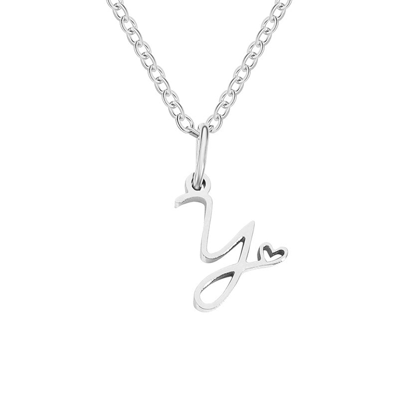 Sienna Initial Letter Necklace