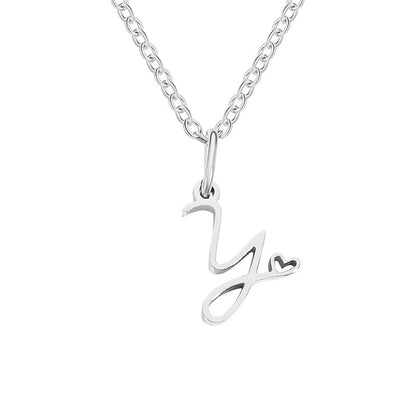Sienna Initial Letter Necklace