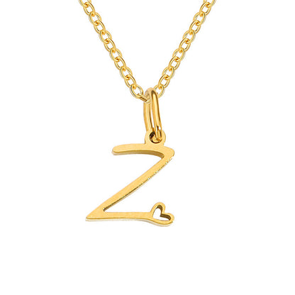Sienna Initial Letter Necklace